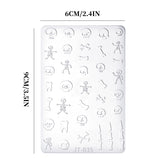 Nail Art Mold - JT035 Skeleton